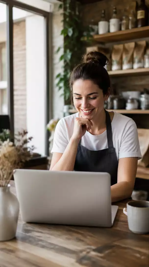 Local business owner planning affiliate marketing strategy