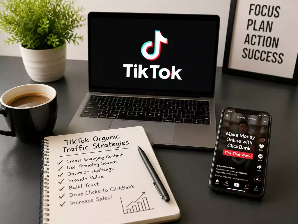Earn with TikTok and ClickBank