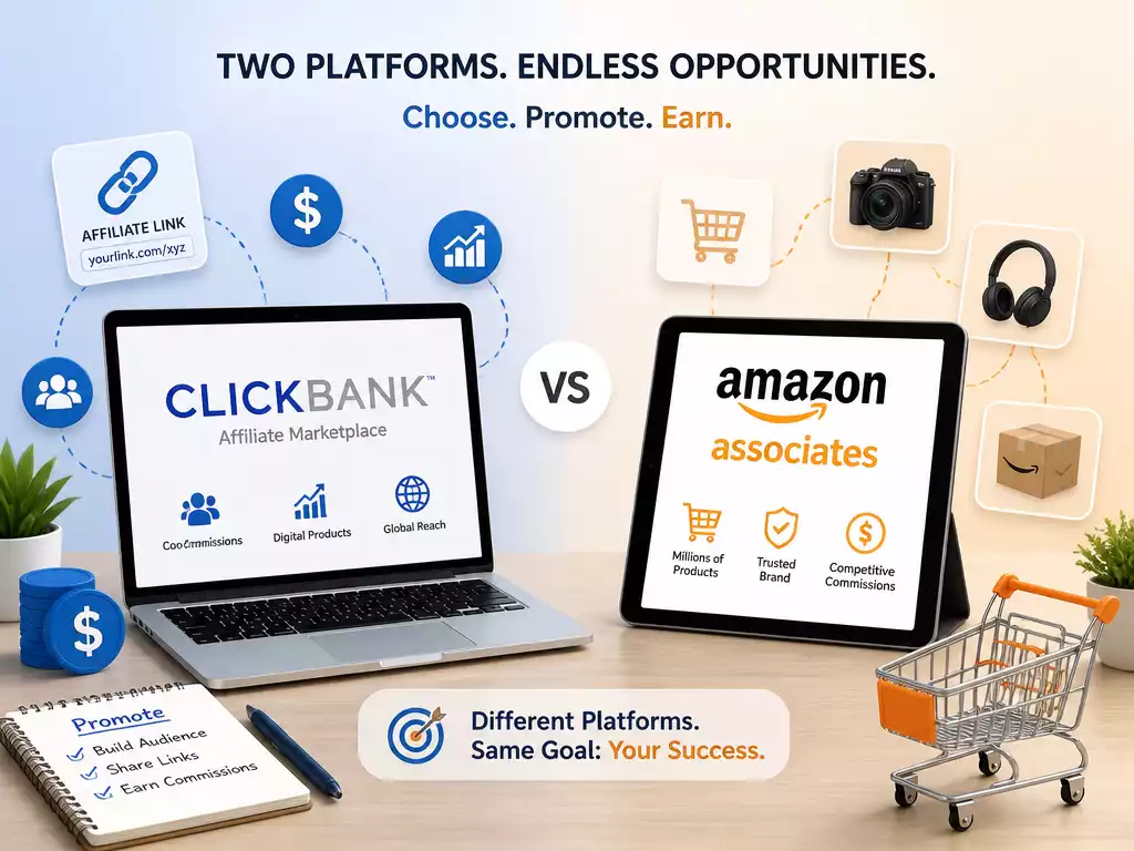 ClickBank vs Amazon Associates Explained