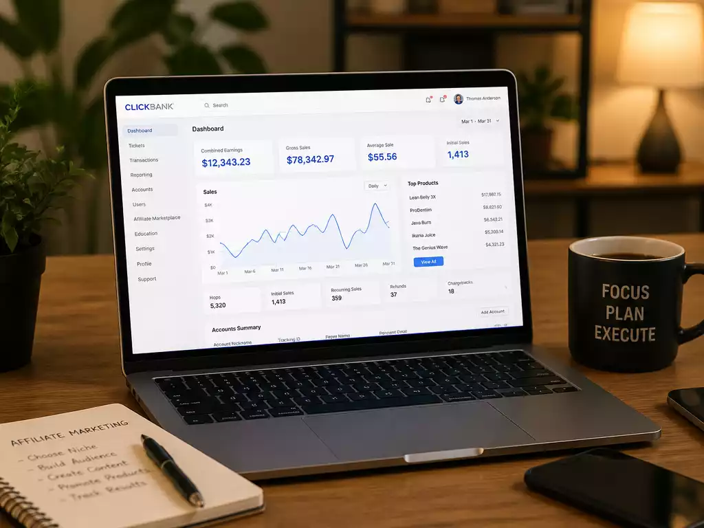 Earn with ClickBank Digital Products