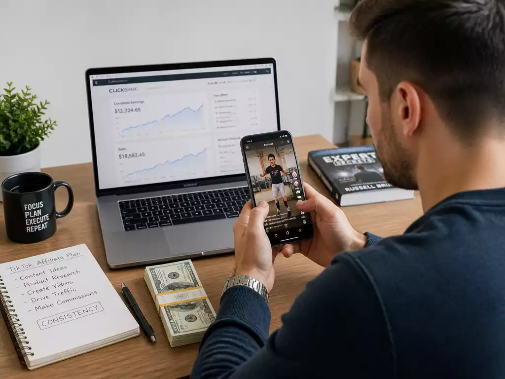 Earn with TikTok and ClickBank
